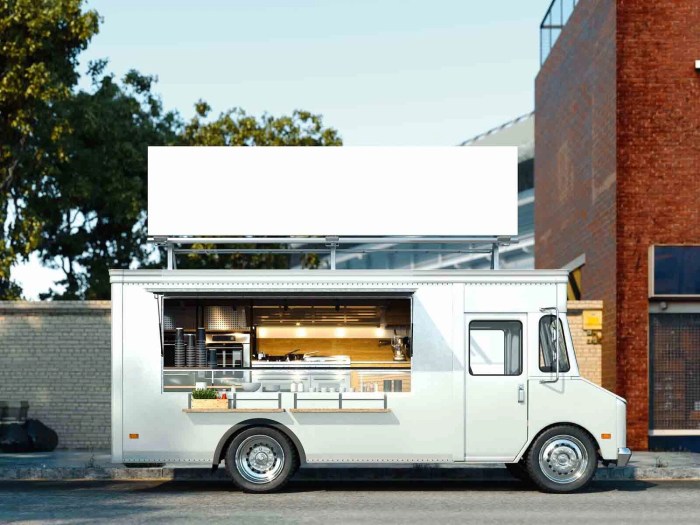 How to decorate food truck with small window