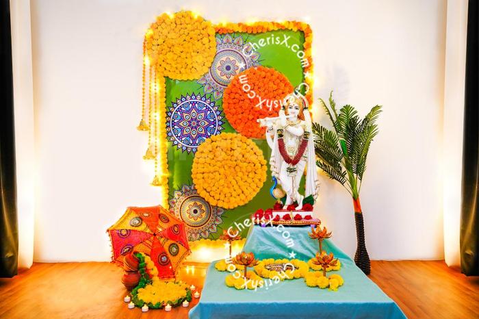 How to make coconut ganpati decoration