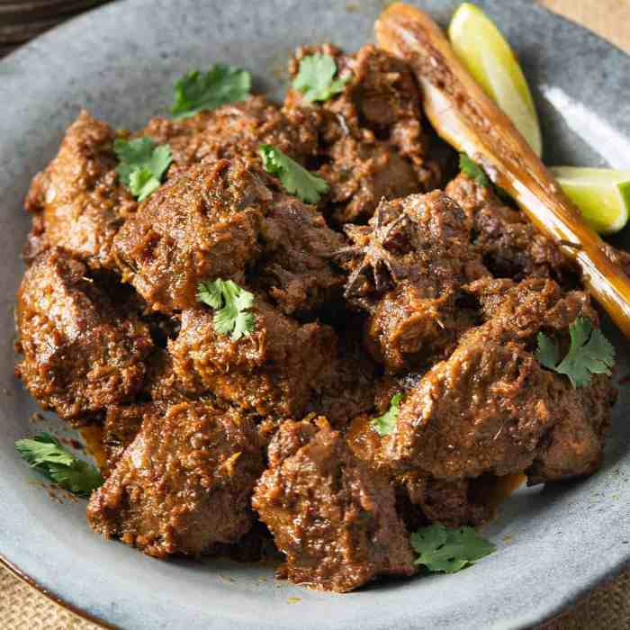 Beef rendang malaysian curry coconut resep stew rasa dish indonesian makanan lebaran khas sayang minang makin keluarga chicken daging distributed