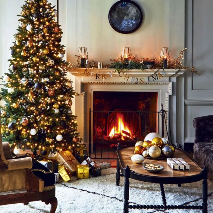 Christmas room living tree ideas decorating classic garland baldwin glow jan credit let