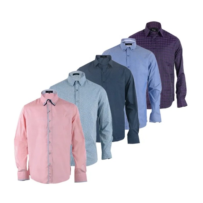 Mens pink and blue dress shirt