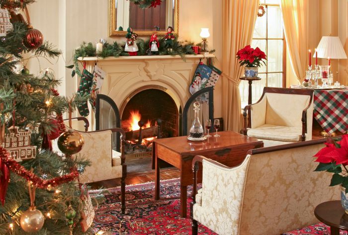 How to decorate christmas in living room