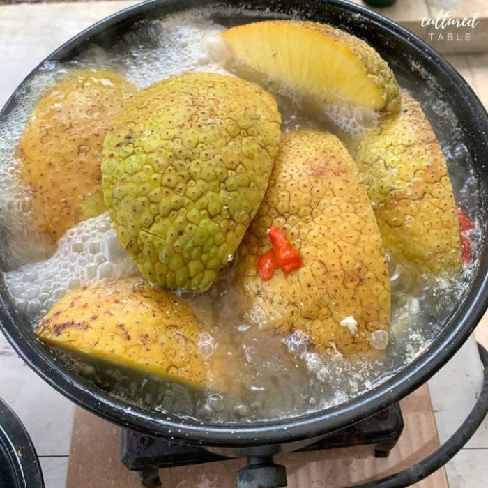 How to cook breadfruit indian style