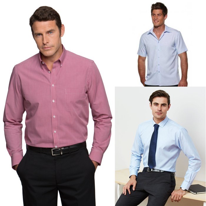 Mens uniform dress shirts