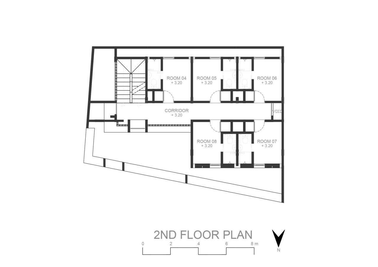 Desain rumah kost keluarga