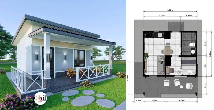 Desain rumah kost 30 kamar 500 m