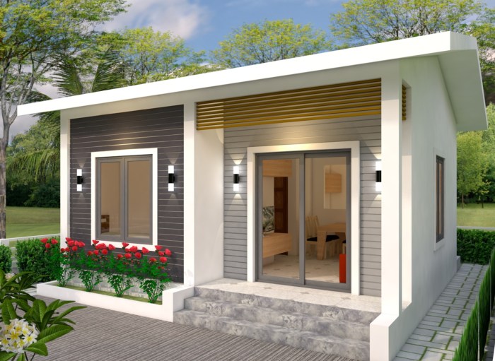 Desain rumah minimali ukuran 6 x 14