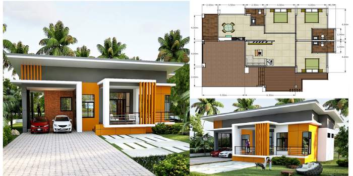 Desain rumah lebar 5 meter satu lantai