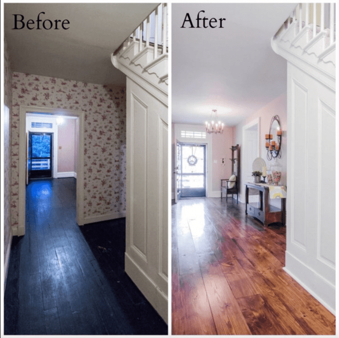 Before remodeling after old renovation house homes remodel ideas renovating design afters small update piggy toes credit materials article